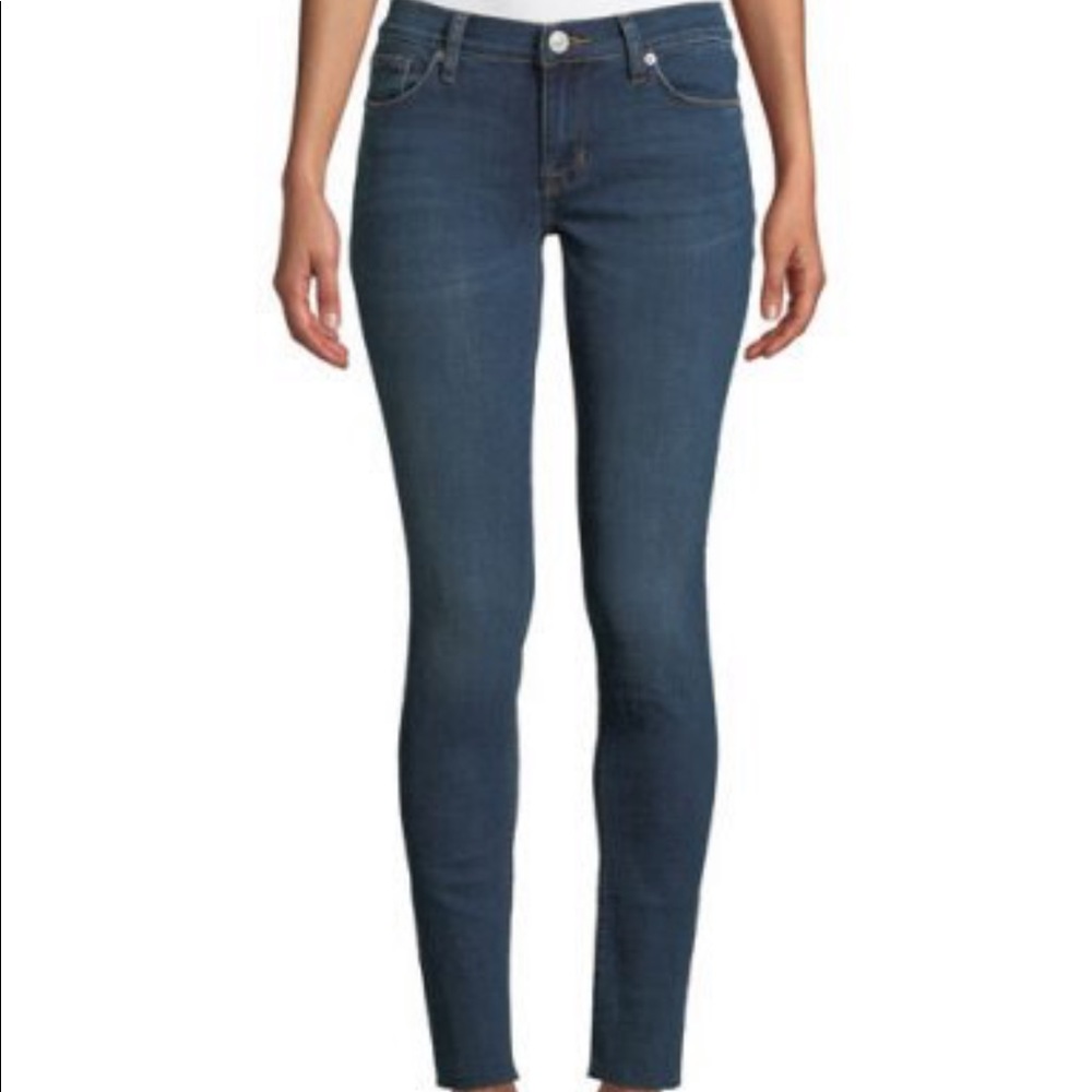Hudson Krista Ankle Raw Hem Skinny Jeans